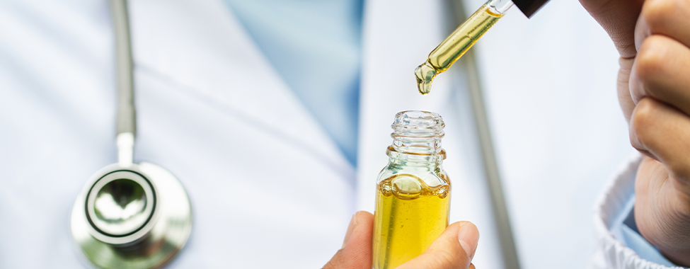 Doctor-Holding-CBD-Oil